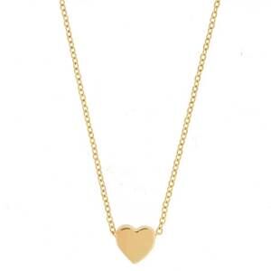 NEW SAHIRA women's all my heart necklace in gold